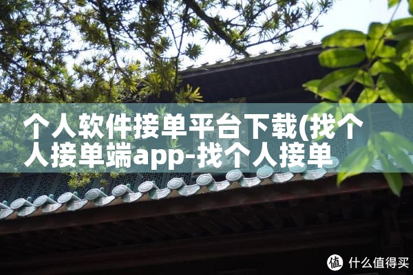 个人软件接单平台下载|P站专业版